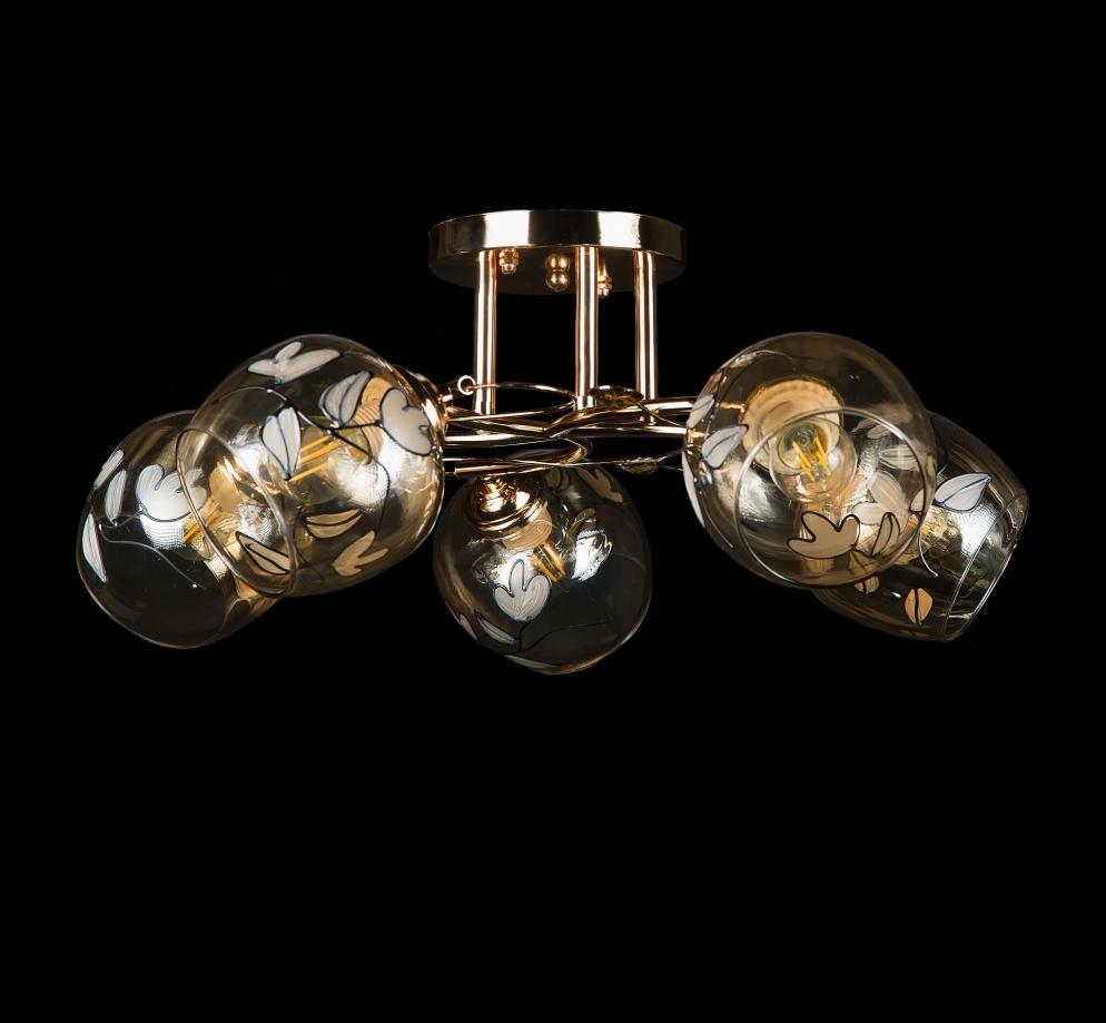 Люстра с плафонами Splendid Ray (L7398A/5 FGD)