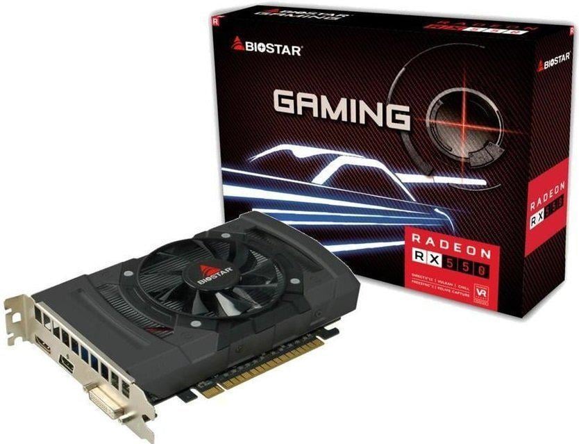 Відеокарта Biostar VA5505RF41 RX550 4GB GDDR5 PCI-E3 Fan (ERC-RX550-4GB)