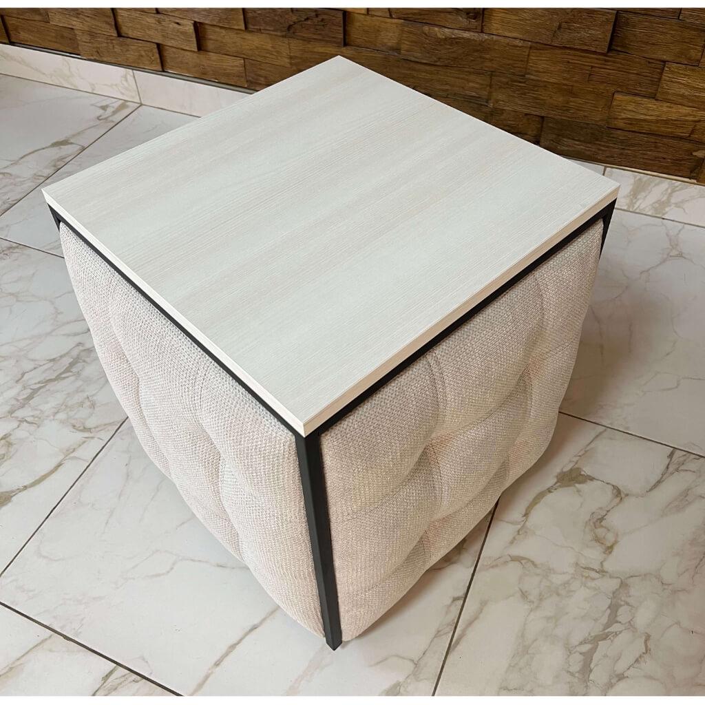 Пуф-трансформер 6в1 куб со столиком на колесах ЛДСП 50х50х54 см (12488835) - фото 2 Пуф-трансформер 6в1 куб со столиком на колесах ЛДСП 50х50х54 см (12488835) - фото 2