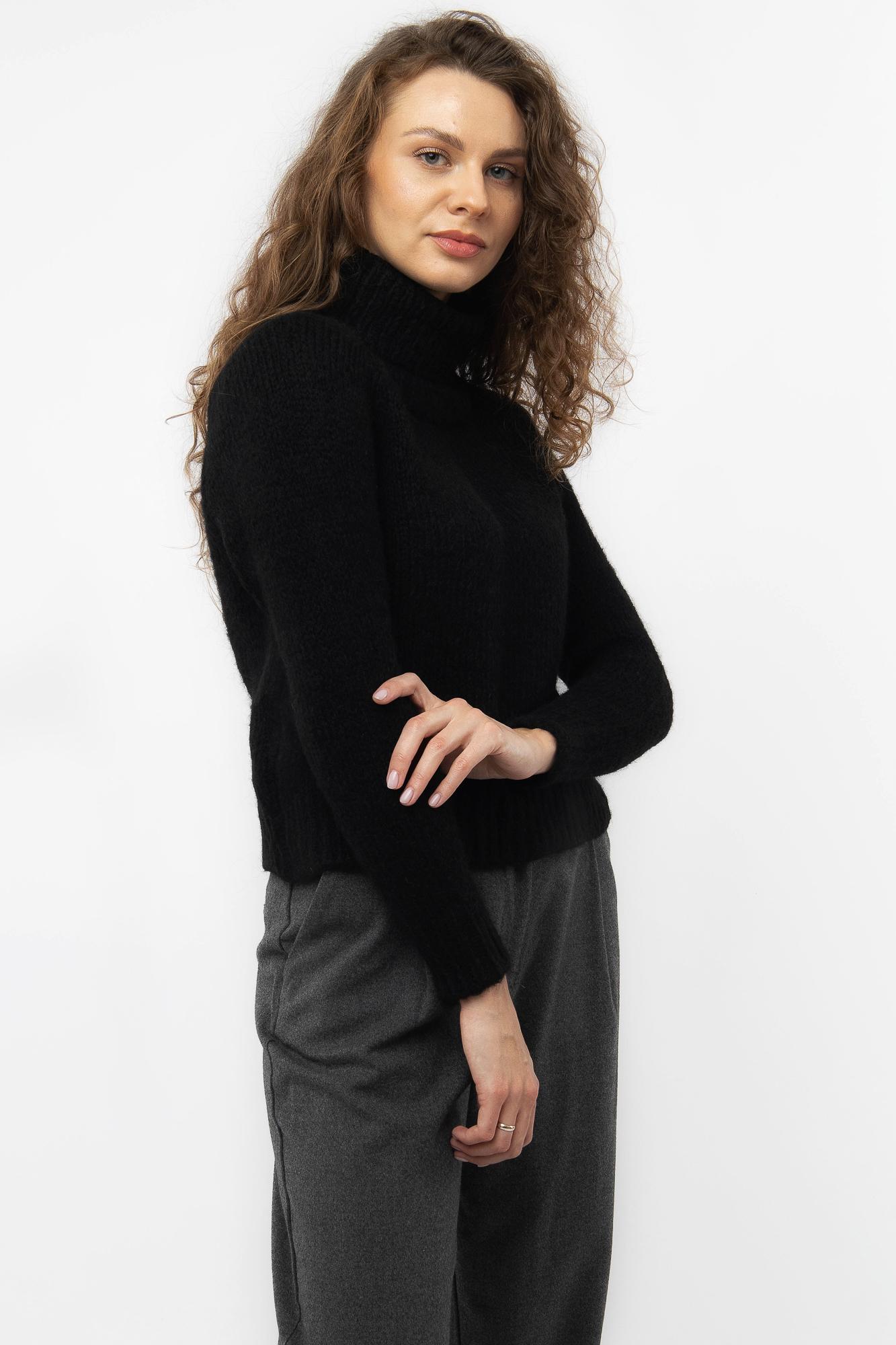 Свитер женский ЦБ-00233294 р. 48 Черный (SKT000941193) - фото 2
