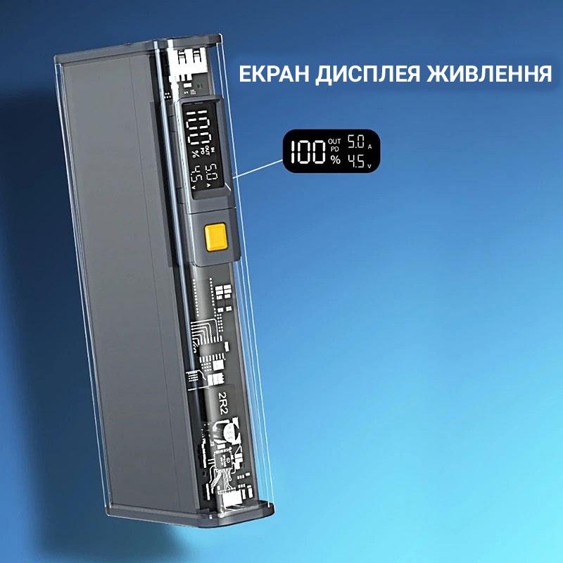 Повербанк Enrone Power QC/PD 22 W 22,5 W 20000 mAh Ukraine (13209033) - фото 5