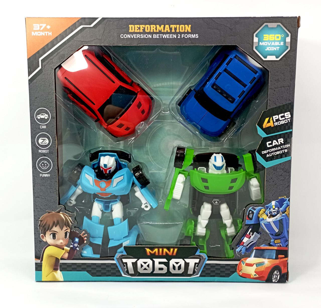 Игровой набор роботов Tobots 4шт. (T666Е)