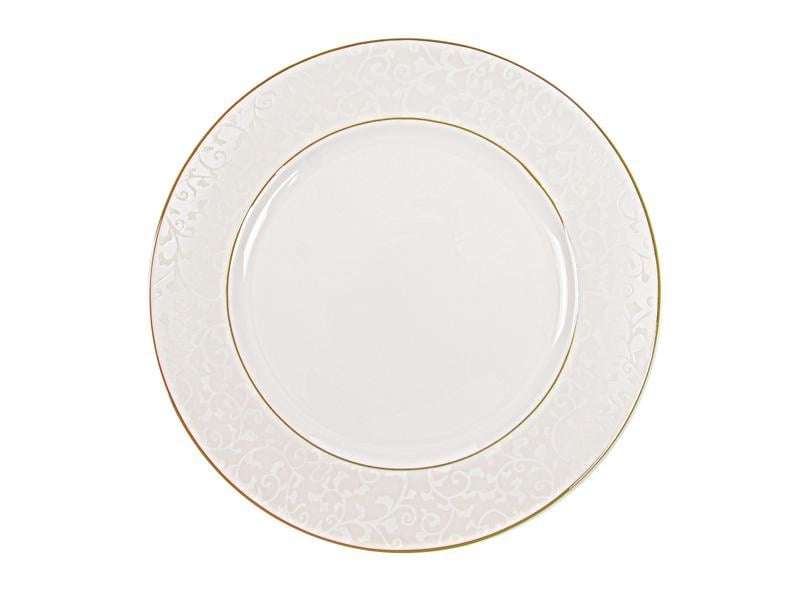 Тарелка плоская фарфоровая Light House Айвери 18 см Белый (264-610-3)