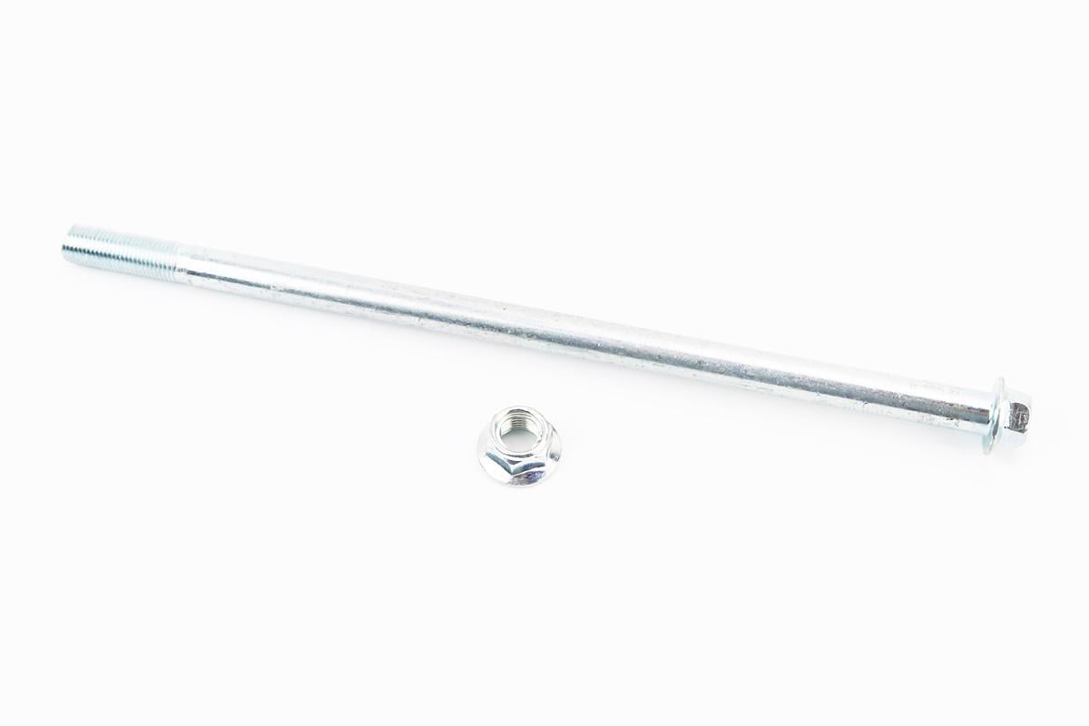 Ось переднего колеса к мотоциклу Viper-Zongshen V200R d12 мм L265 мм и гайка