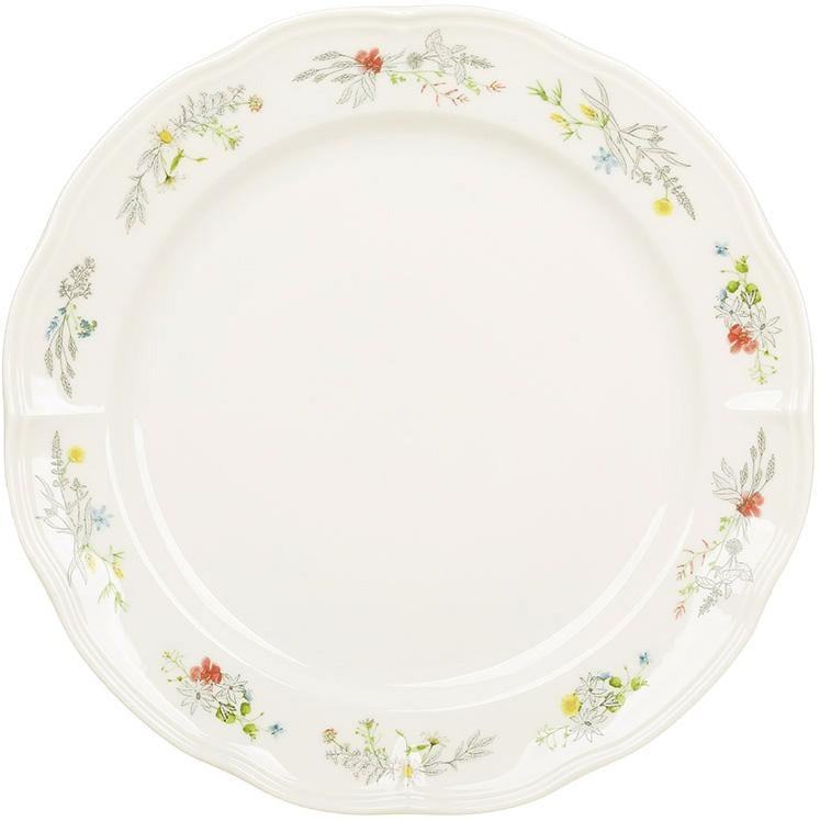 Набор тарелок обеденных фарфоровых Flower Motives круглые Ø 27 см 6 шт. (BD-K283)
