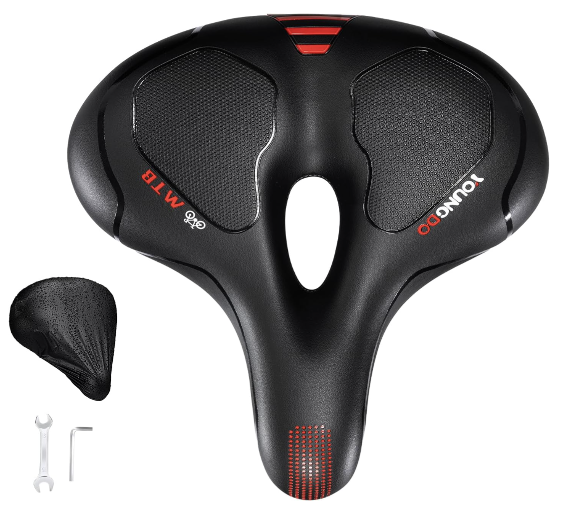Сідло велосипедне YOUNGDO з гелем м'яке ергономічне/амортизація/водонепроникне (2897740769)