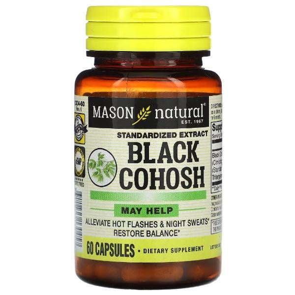 Клопогон Mason Natural Black Cohosh 60 капс. (000021419)