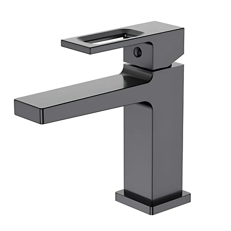 Смеситель для умывальника Haiba Kant 001 Graphite (HB9664)