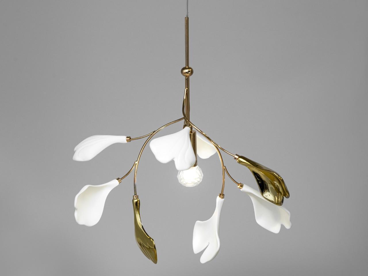 Люстра подвес EcoLed Loft 7161-1P GD Золотой