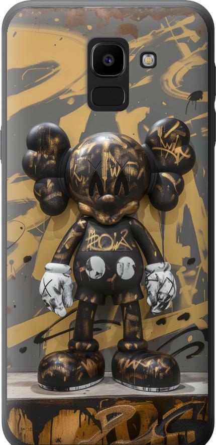 Чехол на Samsung Galaxy J6 2018 Bronze kaws (6097t-1486-42517)