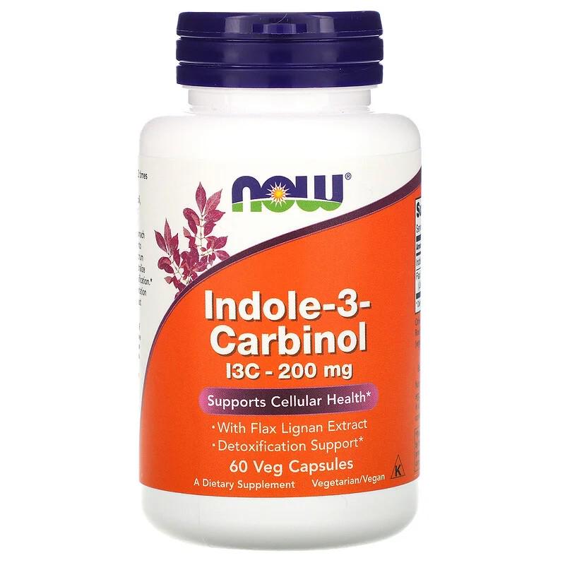 Натуральна добавка Now Foods Indole-3-Carbinol 200 мг 60 капсул