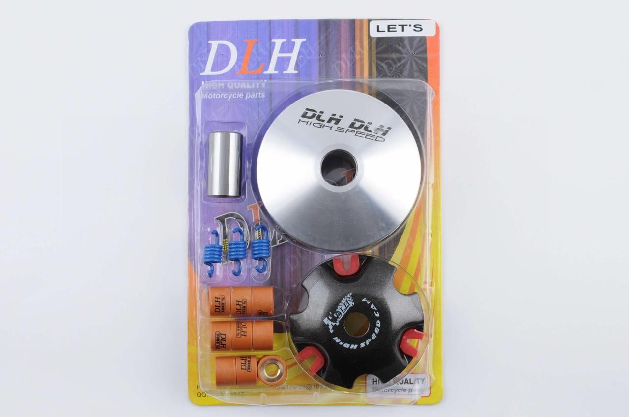 Вариатор передний тюнинг DLH Suzuki LETS ролики латунь 9 шт. палец/пружины сцепления (2177146778)