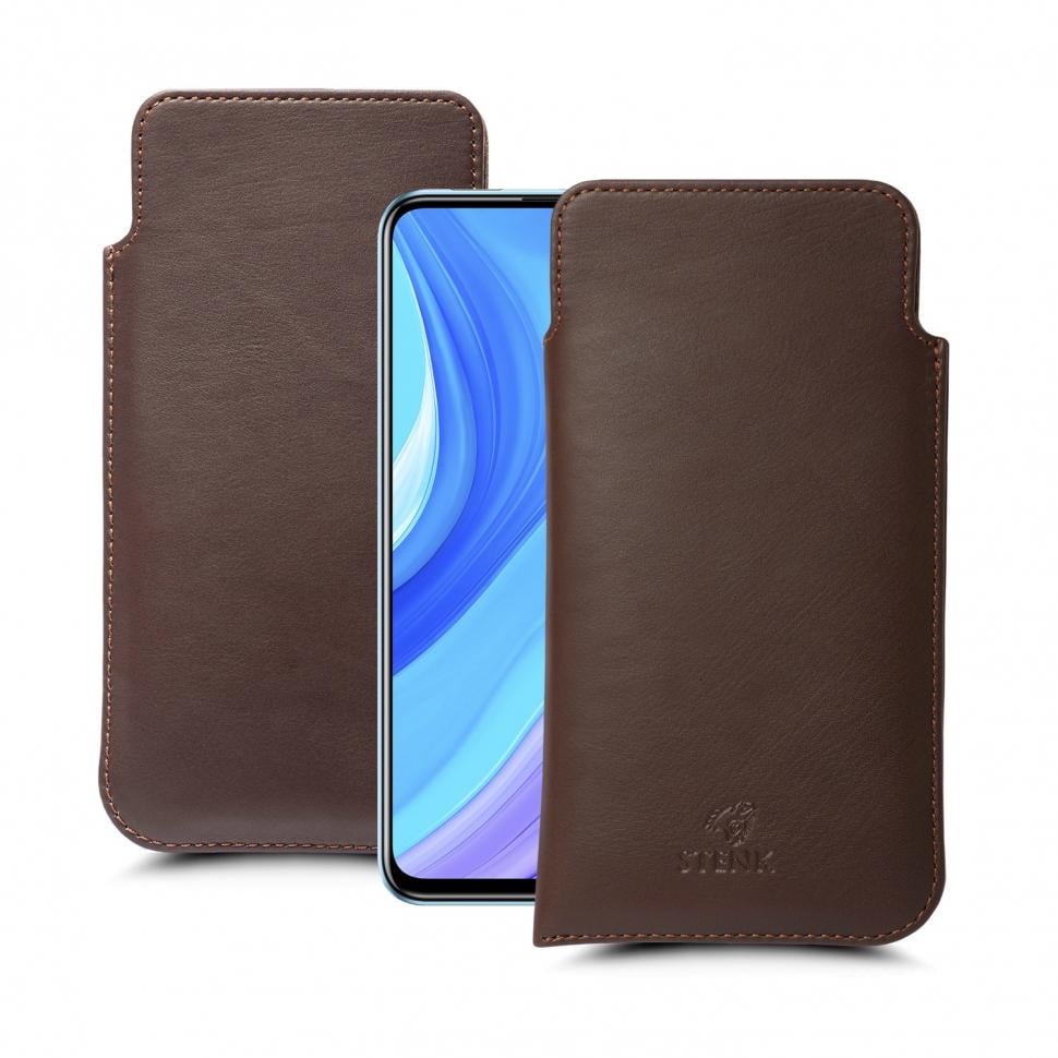 Футляр Stenk Elegance для Huawei P Smart Pro Коричневый (65158) Футляр Stenk Elegance для Huawei P Smart Pro Коричневый (65158)