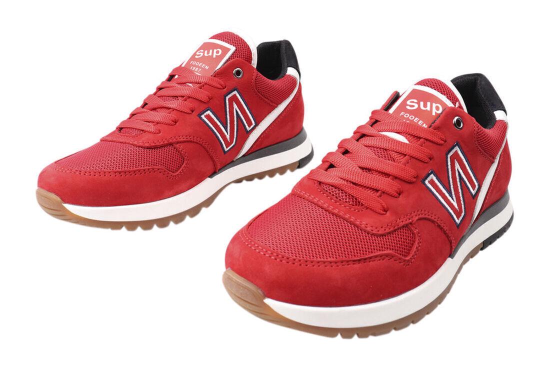 Кроссовки мужские Konors из кожи-нубука на низком ходу на шнуровке р. 41 Красный (544-21/22DTS) - фото 5 Кроссовки мужские Konors из кожи-нубука на низком ходу на шнуровке р. 41 Красный (544-21/22DTS) - фото 5