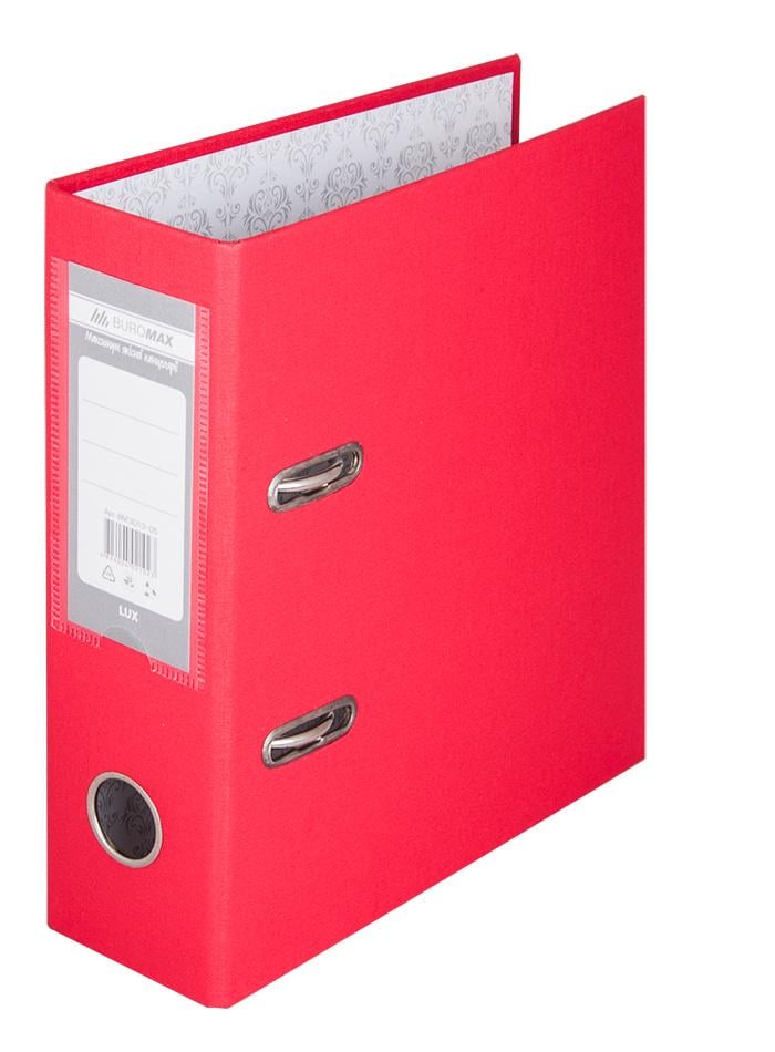 Регистратор Buromax односторонний А5 70 мм полипропилен Красный (BM.3013-05)