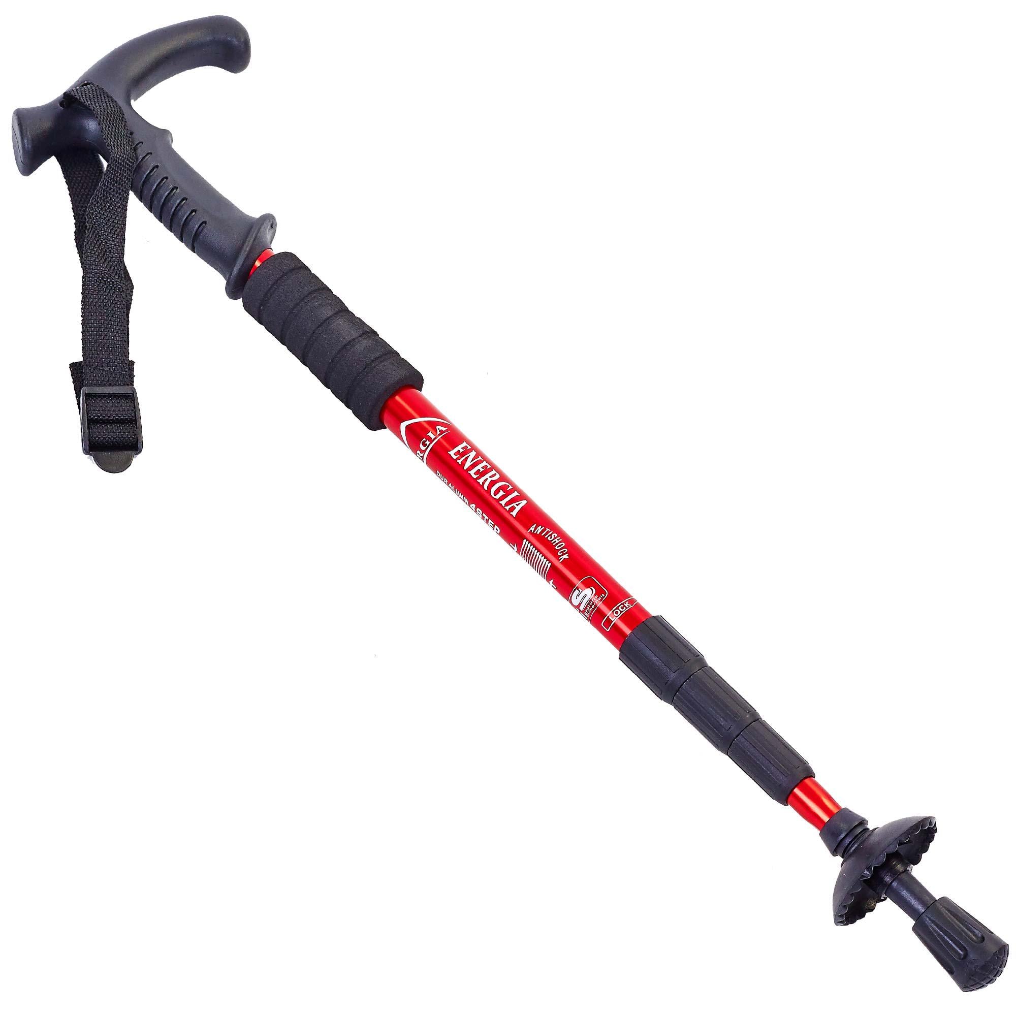 Палиця трекінгова SP-Sport TY-2915-2 L-50–107 см 1 шт. Червоний (32511121)