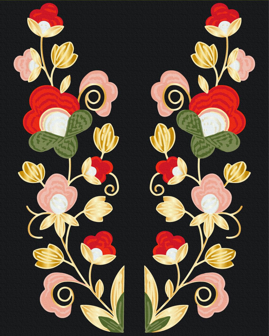 Картина по номерам Brushme Цветочная симфония 40x50 см (BS54366)