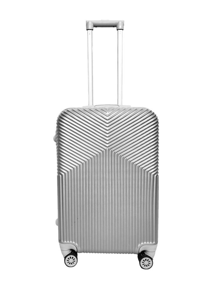 Чемодан средний ABS-пластик Sky 306 M 67х42х27 см 75 л Серебряный