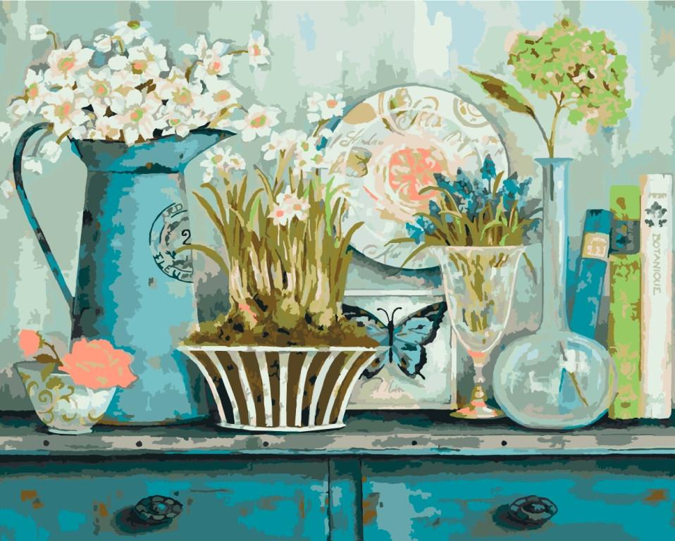 Картина по номерам Идейка Утро на даче 40x50 см (skl-КНО2932)