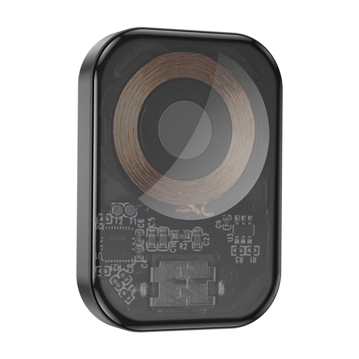 Зарядний пристрій Borofone BQ25 iWatch wireless charger 2,5W Metal Grey (19557235) Зарядний пристрій Borofone BQ25 iWatch wireless charger 2,5W Metal Grey (19557235)