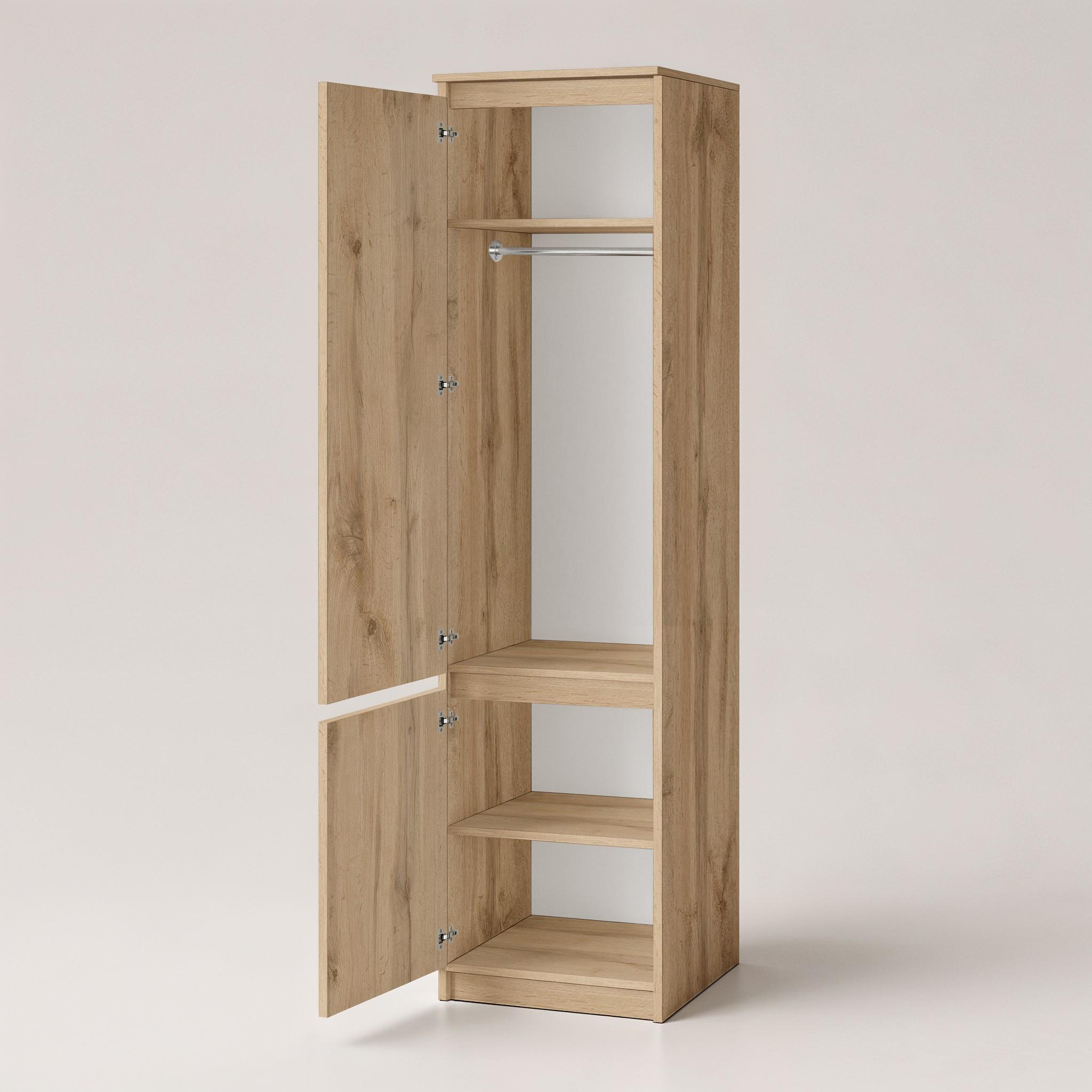 Шафа-пенал зі штангою T-218 500х498х2117 мм Дуб Аппалачі - фото 2 Шафа-пенал зі штангою T-218 500х498х2117 мм Дуб Аппалачі - фото 2