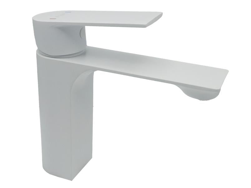 Змішувач для умивальника AiM DG01110 Frosted White