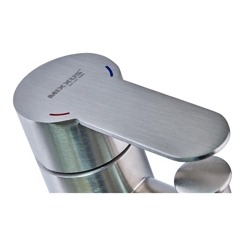 Змішувач для умивальника MIXXUS DAX-001-SH з гігієнічним душем із нержавіючої сталі SUS304 (MI6072) - фото 2 Змішувач для умивальника MIXXUS DAX-001-SH з гігієнічним душем із нержавіючої сталі SUS304 (MI6072) - фото 2