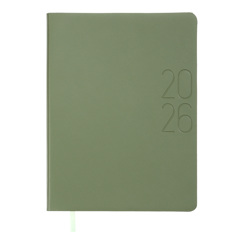 Дневник датированный 2026 р. MORANDI STYLE A5 искусственная кожа Зеленый (BM.21135-04)