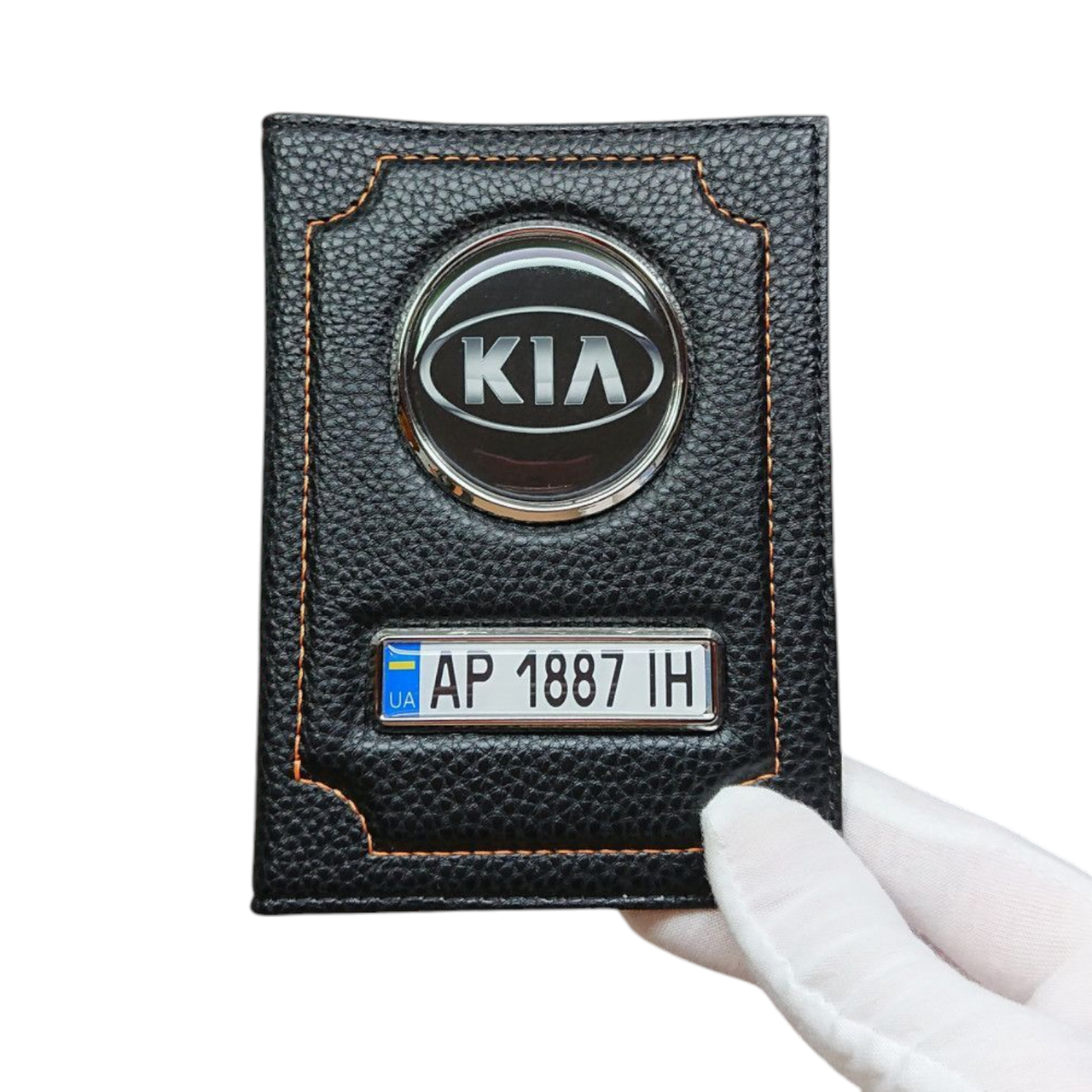 Обложка для водительских документов Kia с номером авто (1106056044) - фото 3