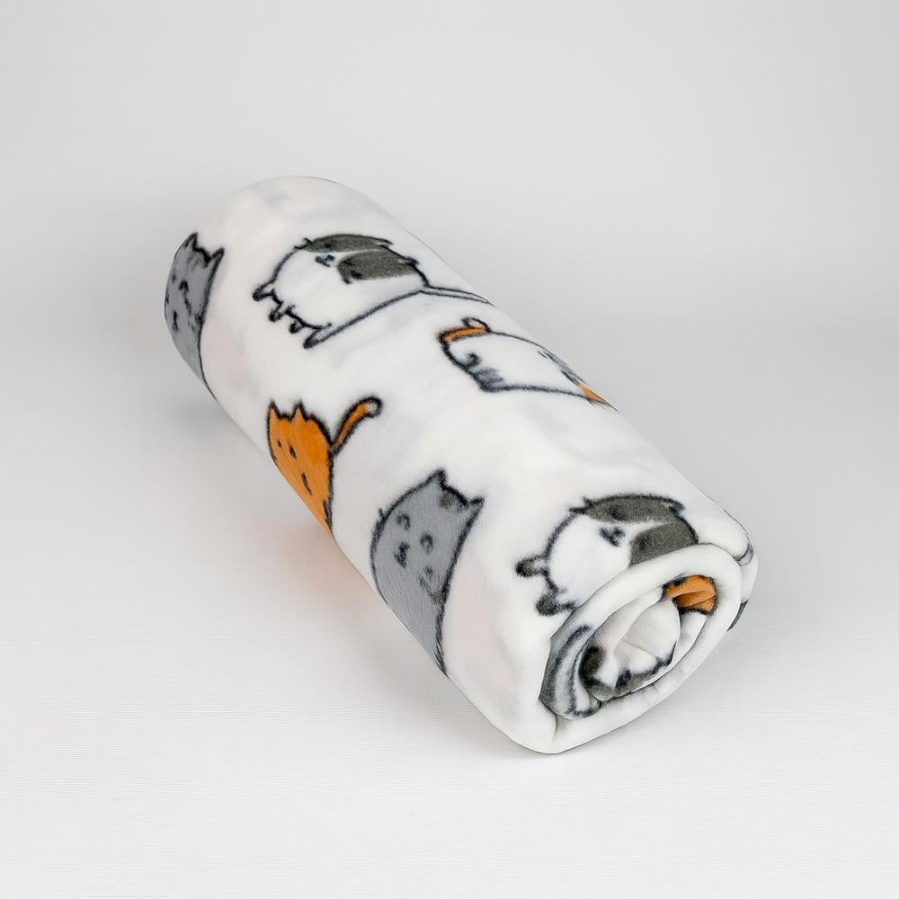 Набір флісових пледів Love You Веселі котики 2 шт. 150х200х2 см (LY9107set2)