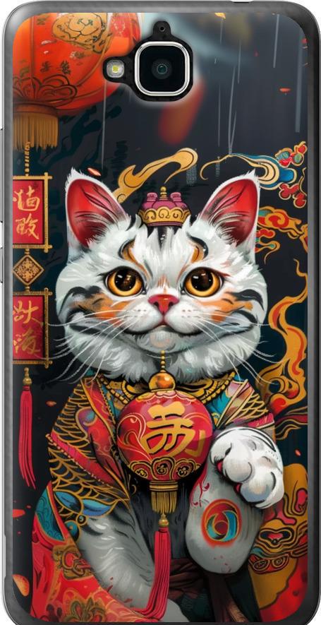 Чехол на Huawei Y6 Pro China Cat v2 (6135u-355-42517)
