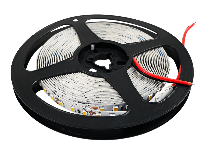 Светодиодная лента OEM 2835 120 LED 8 мм 12V 9W/м IP20 Теплый белый (ST-12-2835-120-WW-20-V2)