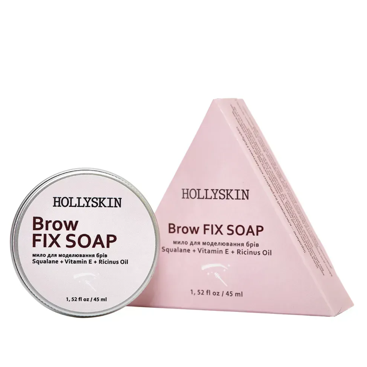 Мило для укладання та фіксації брів Hollyskin Brow Fix Soap 45 мл (13355264)