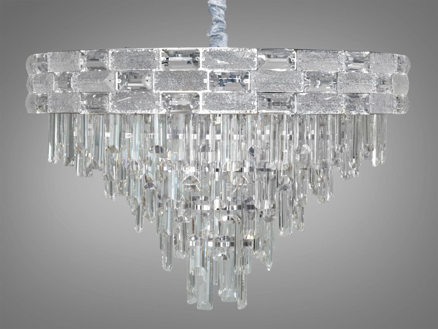 Люстра сучасна кришталева Diasha 9085-600CH Хром