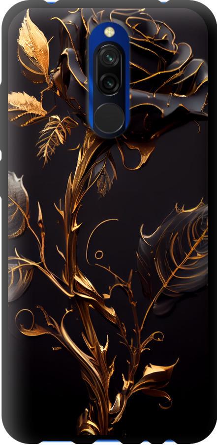 Чехол на Xiaomi Redmi 8 Роза 3 (5552b-1806-42517)