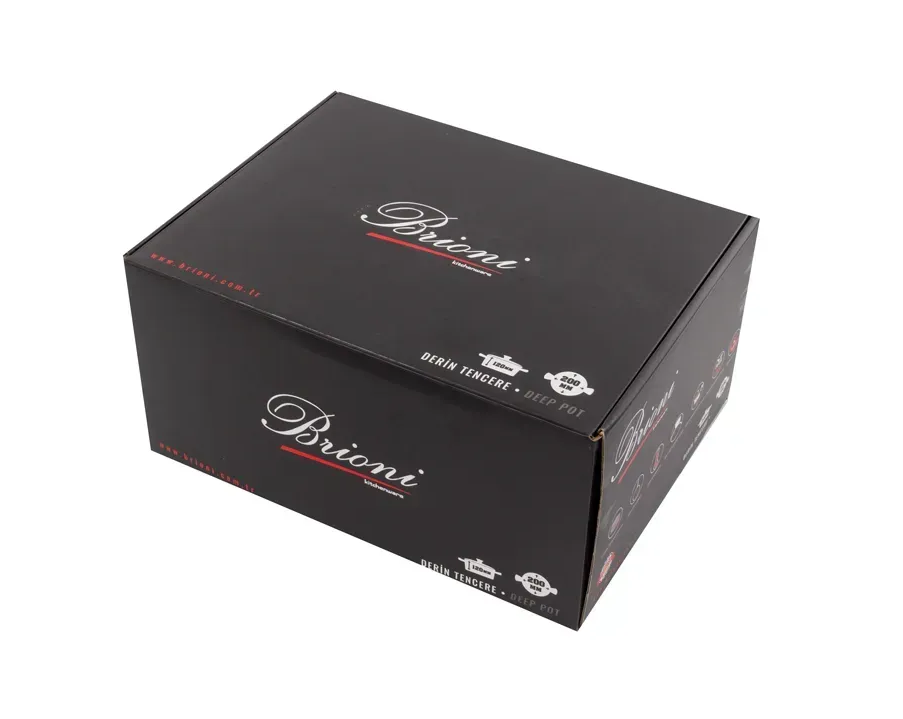 Каструля антипригарна Brioni Royal Stone Tigereye Gold 20 см 3 л - фото 2 Каструля антипригарна Brioni Royal Stone Tigereye Gold 20 см 3 л - фото 2