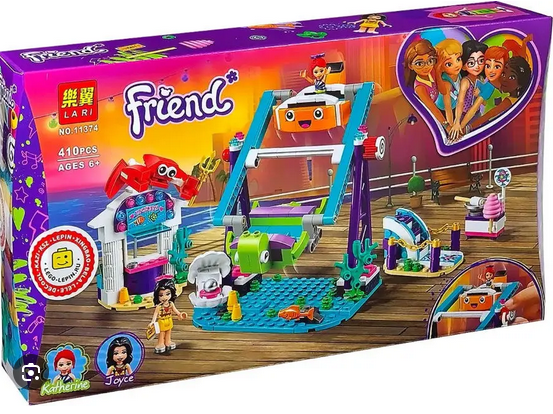 Конструктор детский Подводная карусель 11374 для девочек (1684049219) - фото 3 Конструктор детский Подводная карусель 11374 для девочек (1684049219) - фото 3