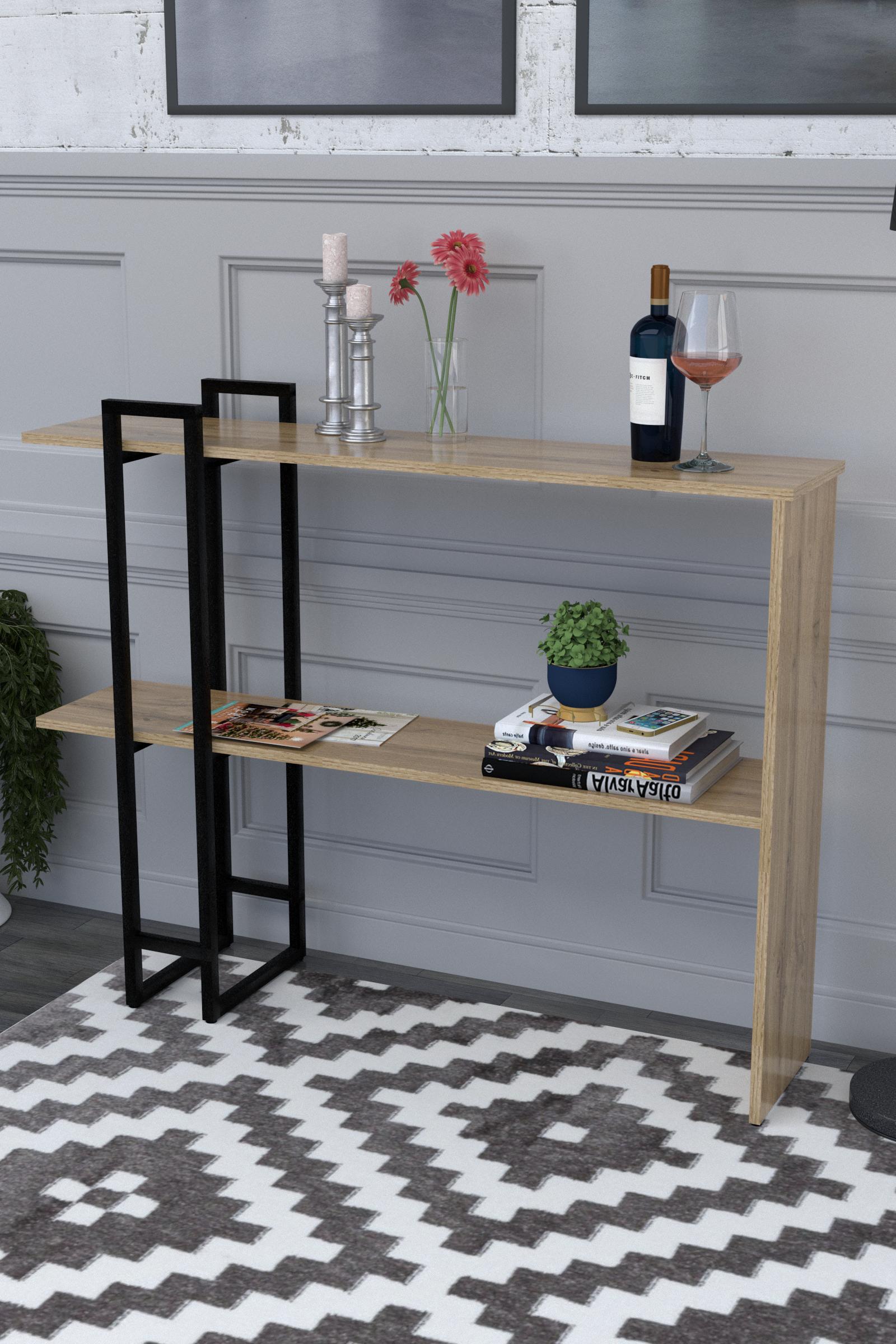 Столик консольный EcoLoft Лаурель DSP-1266 в стиле лофт Дуб Аппалачи (29818564) Столик консольный EcoLoft Лаурель DSP-1266 в стиле лофт Дуб Аппалачи (29818564)