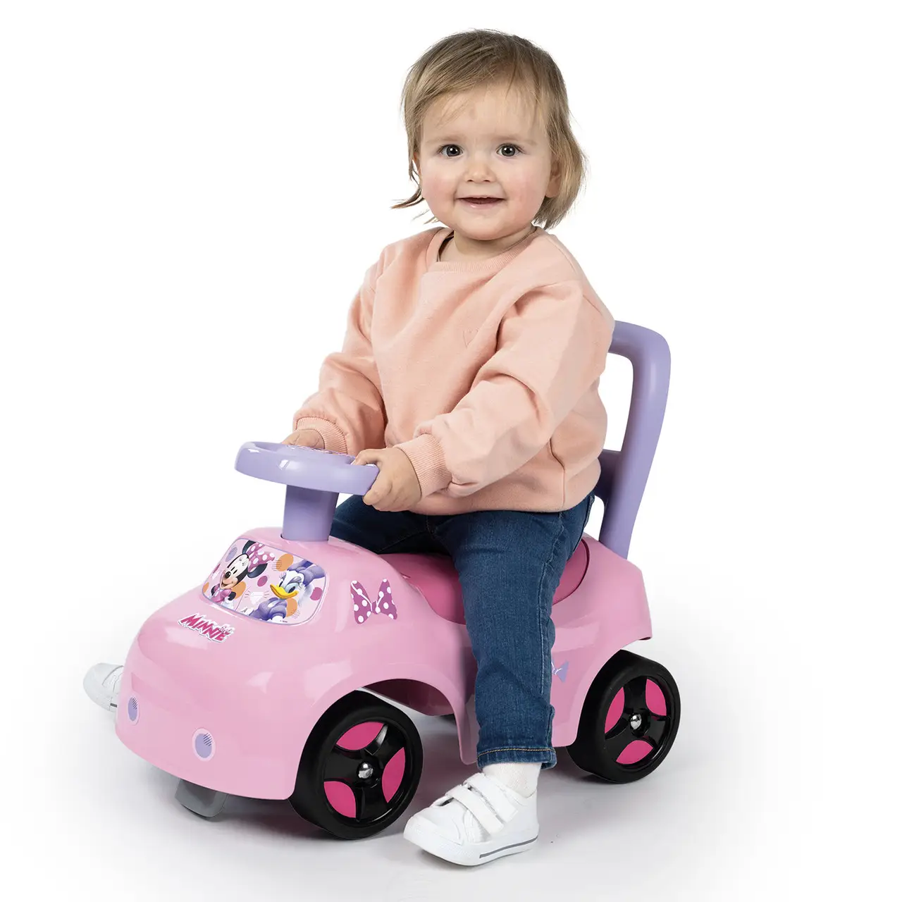 Машина для катания малыша Smoby Минни Маус с 10 месяцев Розовый (720544) - фото 4