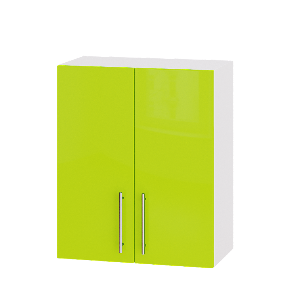 Шкаф верхний Эверест Модерн модуль для сушки посуды Верх В06-600 60х30х72 см Лайм глянец/Белый (02459)