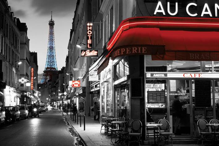 Постер плакат Парижская Улица/Rue Parisienne 61x91,5 см
