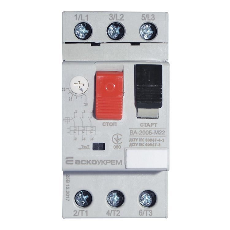 Автомат защиты двигателя АСКО-УКРЕМ ВА-2005 М22 20-25А (2348867148)