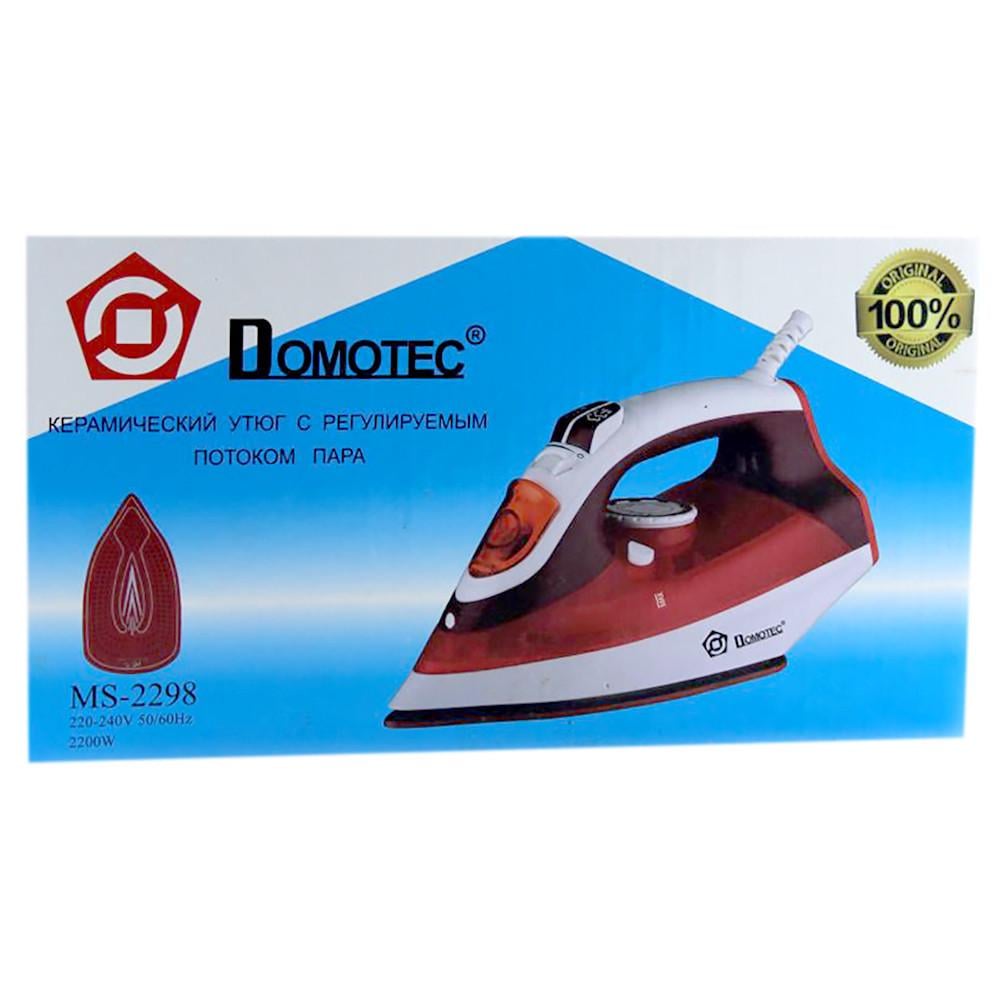 Праска Domotec MS 2298 2200 Вт з керамічним покриттям (1424048053) - фото 4 Праска Domotec MS 2298 2200 Вт з керамічним покриттям (1424048053) - фото 4