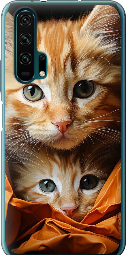 Чехол на Huawei Honor 20 Pro Котики 2 (5664t-1702-42517)