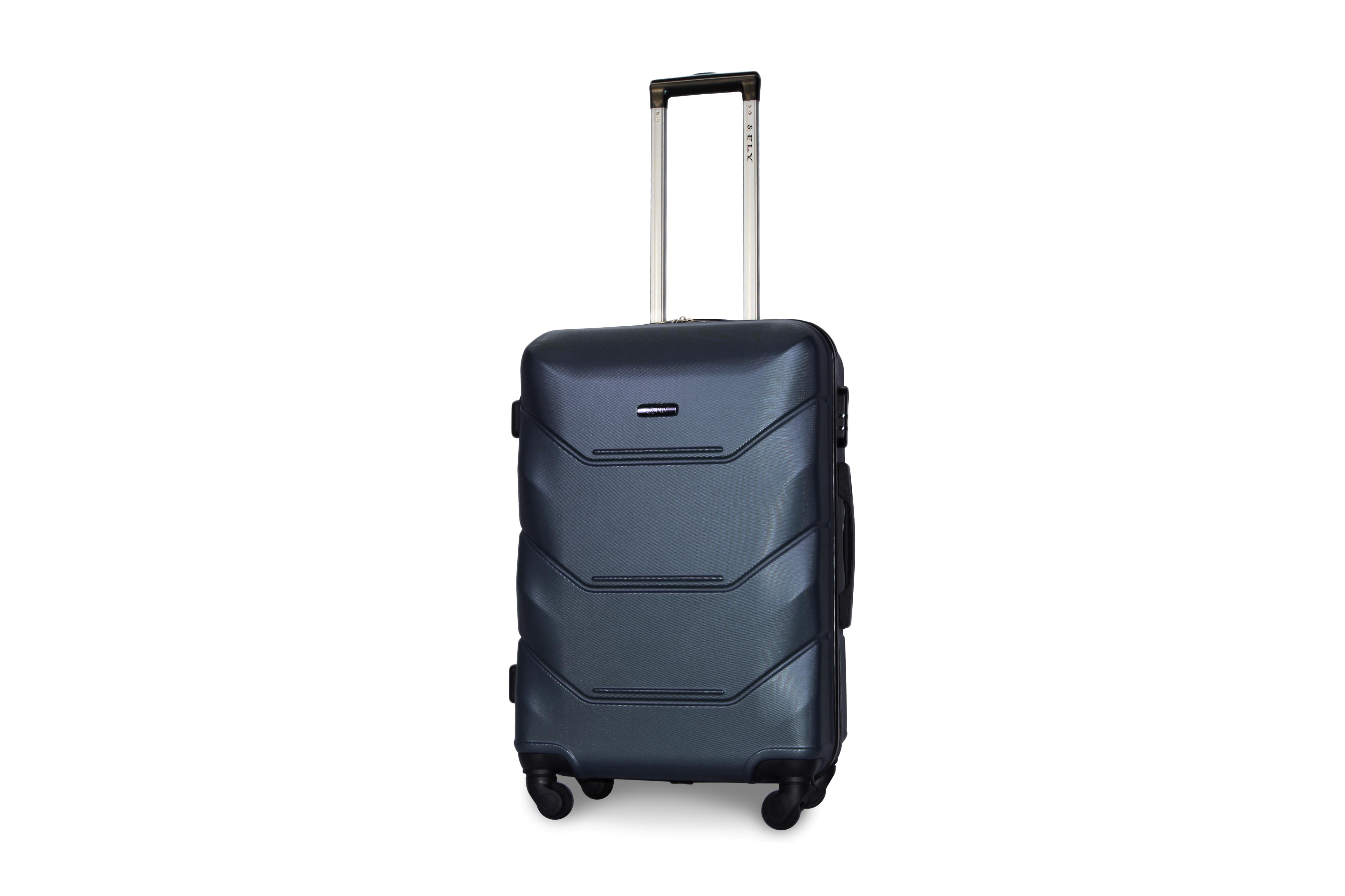 Чемодан пластиковый WIngs 147 ручная кладь Темно-синий - фото 1 Чемодан пластиковый WIngs 147 ручная кладь Темно-синий - фото 1