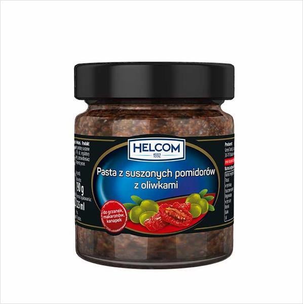 Паста Helcom Pasta z suszonych pomidorow z oliwkami 190 г Паста Helcom Pasta z suszonych pomidorow z oliwkami 190 г