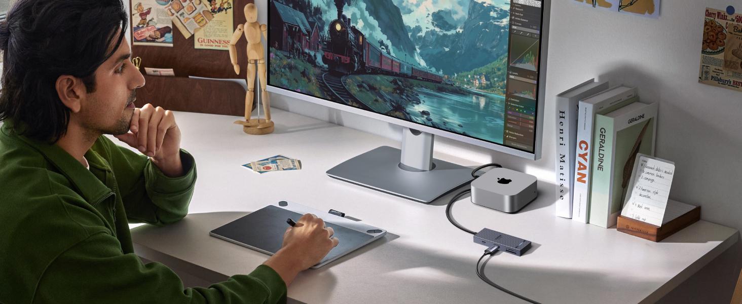 Концентратор UGREEN 8в1 Revodok Pro с HDMI 4K при 60 Гц/10 Гбит/с SD/TF со скоростью 170 МБ/с 100 Вт Grey (75027) - фото 6 Концентратор UGREEN 8в1 Revodok Pro с HDMI 4K при 60 Гц/10 Гбит/с SD/TF со скоростью 170 МБ/с 100 Вт Grey (75027) - фото 6