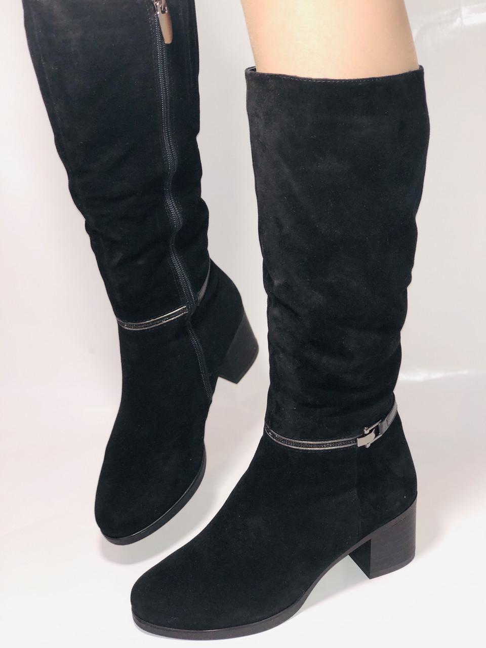 Сапоги женские зимние Polann р. 37 24,0 см Черный (2414) - фото 8