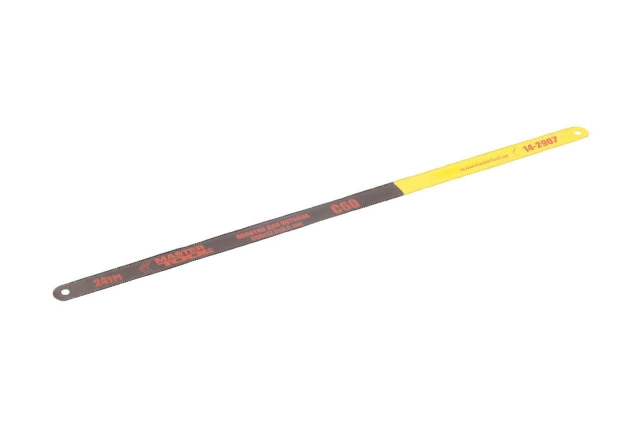 Полотно ножовочное по металлу Mastertool 300 x 12,5 мм 24T x 1" Ram C 6 шт. (14-2907)