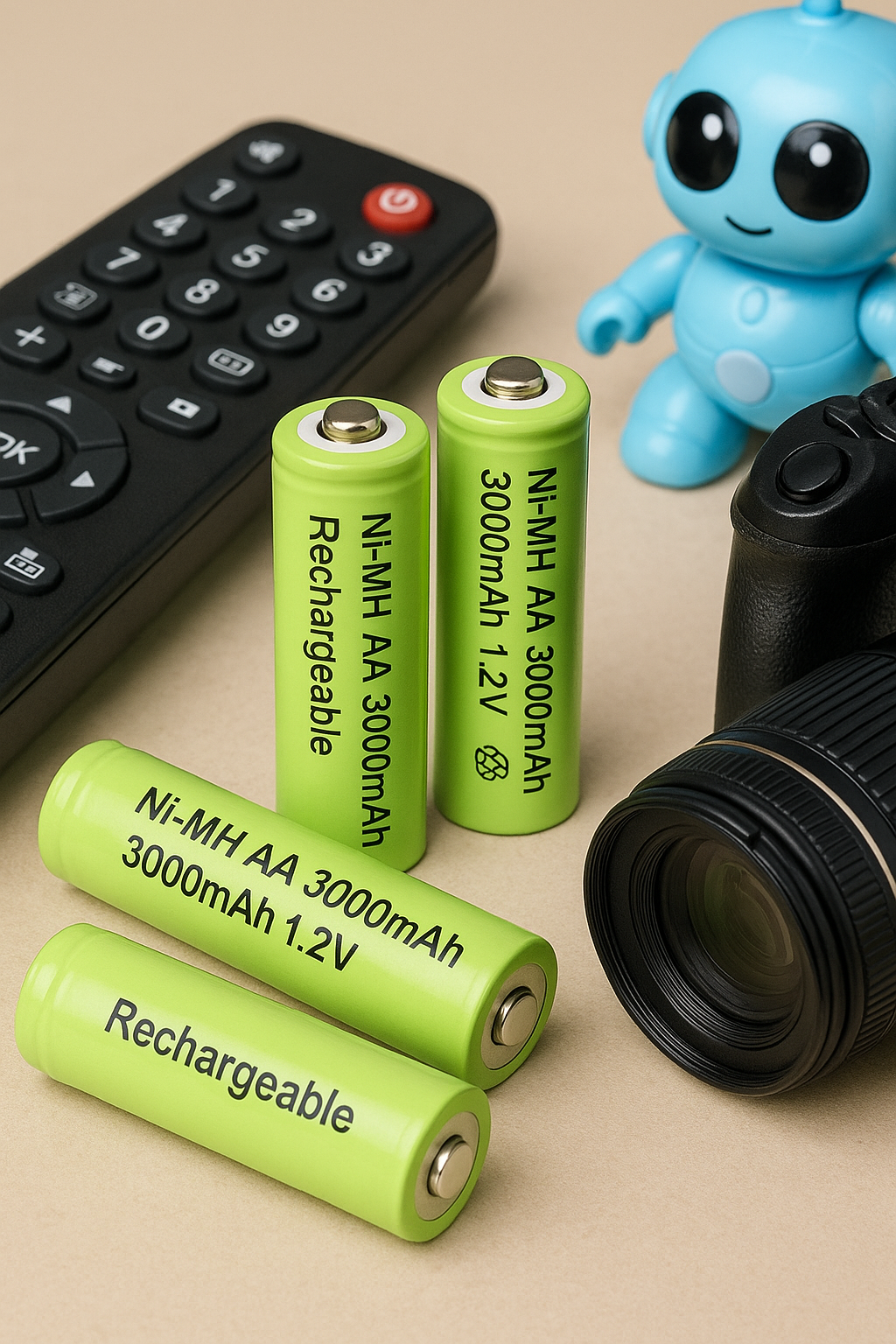 Набір акумуляторних батарейок Ni-MH AA 3000 mAh 1,2V 8 шт. (00000079) - фото 3 Набір акумуляторних батарейок Ni-MH AA 3000 mAh 1,2V 8 шт. (00000079) - фото 3